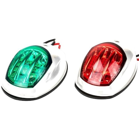 Sea-Dog Sea-Dog 400071-1 White LED Navigation Lights Port & Starboard 400071-1